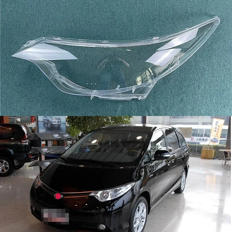 

For Toyota Estima/Previa 2006 2007 2008 Car Accessories Headlamps Cover Transparent Lampshade Replace the original lampshade