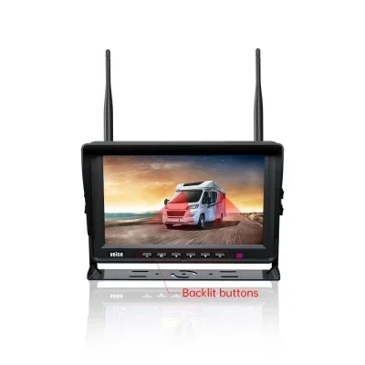 Wireless IP69K Camera with 10.1 Inch Monitor for RV Trailer/Trailer/Truck