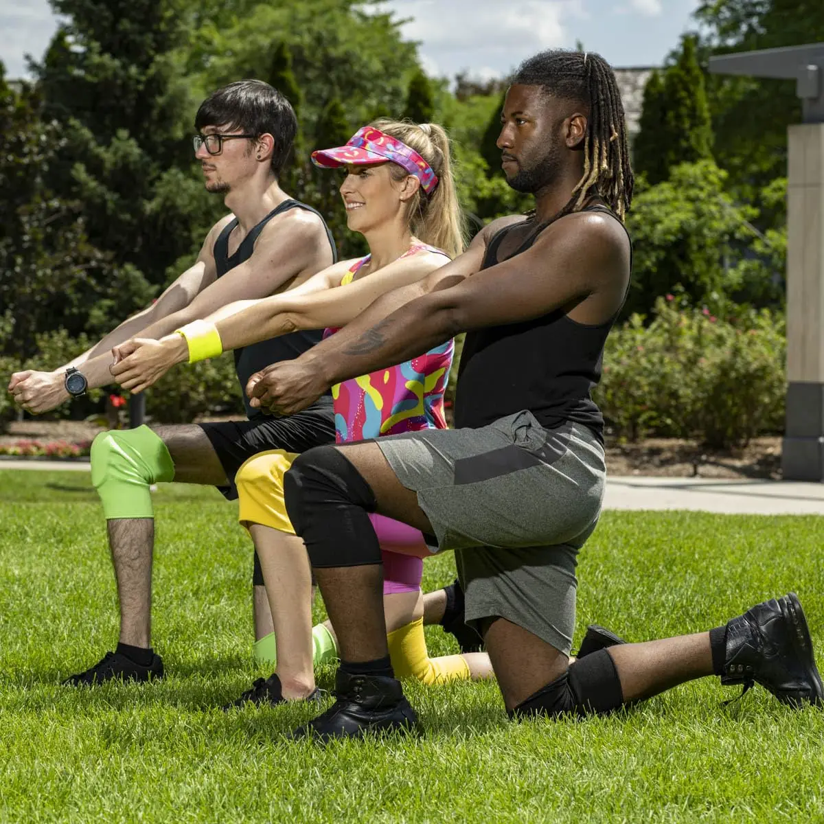 Knieschützer für Workout Rollerblade Halloween Kostüm Cosplay Zubehör