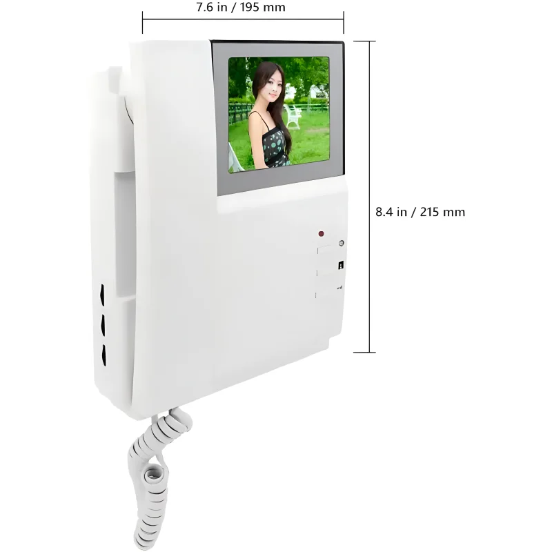 4.3 "TFT LCD schermo cablato videocitofono citofono maniglia Kit sistema campanello per Monitor di sicurezza domestica campanello Villa di sicurezza