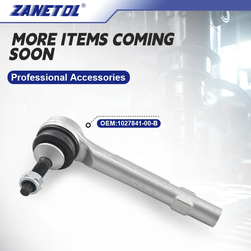 ZANETOL Outer Tie Rod End Cars Accessories Model Auto for TESLA S 2016~2020 TESLA X 2016~2021 1027841-00-B 102784100B X60TE0584