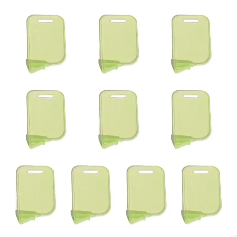 10Pcs Plastic Trading Card Box Baffle Clip Card Storage Partition Board P31B