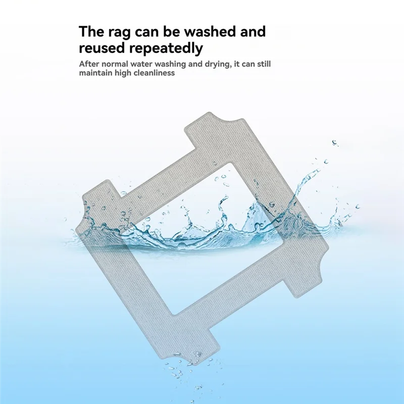 Cleaning Rag For Dreame C1/C1 Station Robot Vacuum Cleaner Window Washable Reusable Mop Cloth Accessory Parts 5PCS