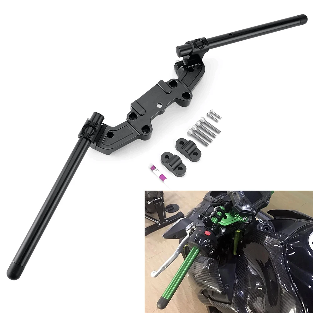 

Z900 Motorcycle Handlebars Clip on For Kawasaki Z900 Z 900 2017 - 2024 2018 2019 20 2021 2022 2023 Adjustable Clip-on Handle Bar
