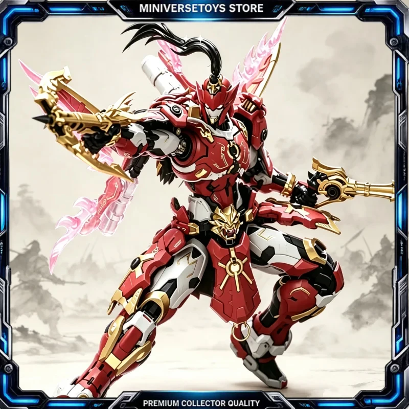 CangDao Boundary Ranger Crimson Feather Versión Deluxe, Kit de Modelo Mecha Articulado, Figura Coleccionable para Escritorio, para Fans de Mechas