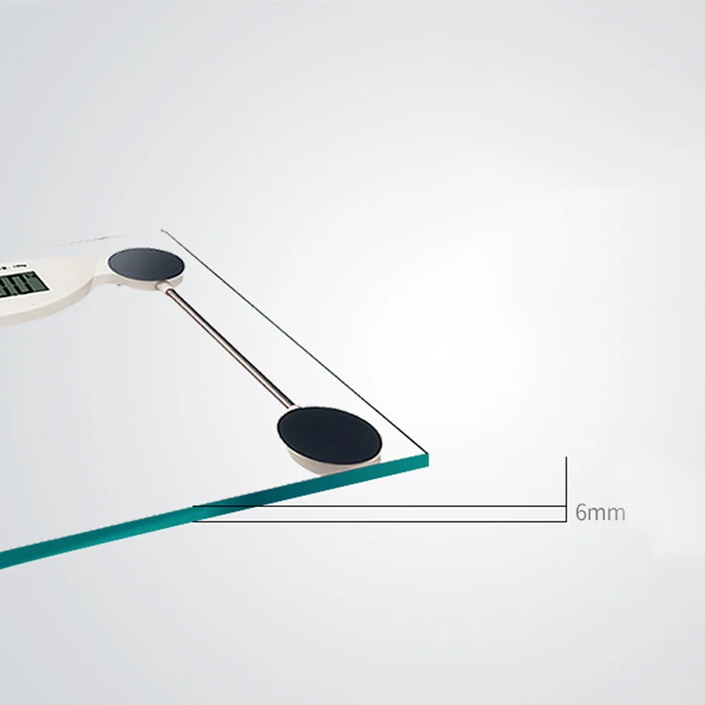 

1Pcs Digital Bathroom Scale Accurate 02Lb 01Kg Resolution Toughened Glass Weighing Scale with Immediate Reading Low
