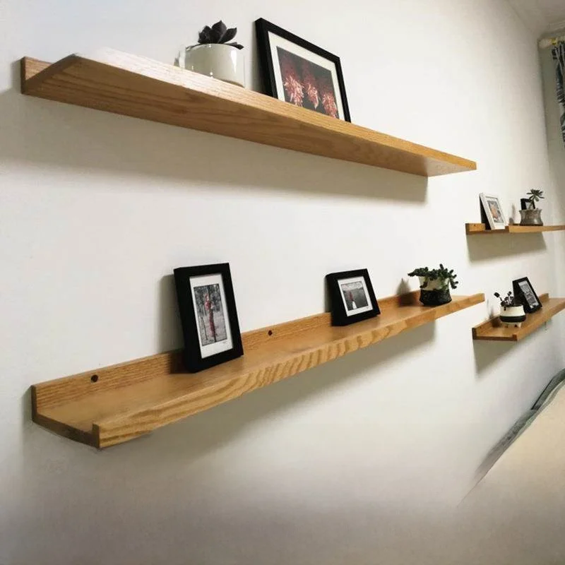 

Креативная деревянная настенная полка для гостиной, доска для телевизора, настенная полка для спальни, подвесная полка для хранения без сверления