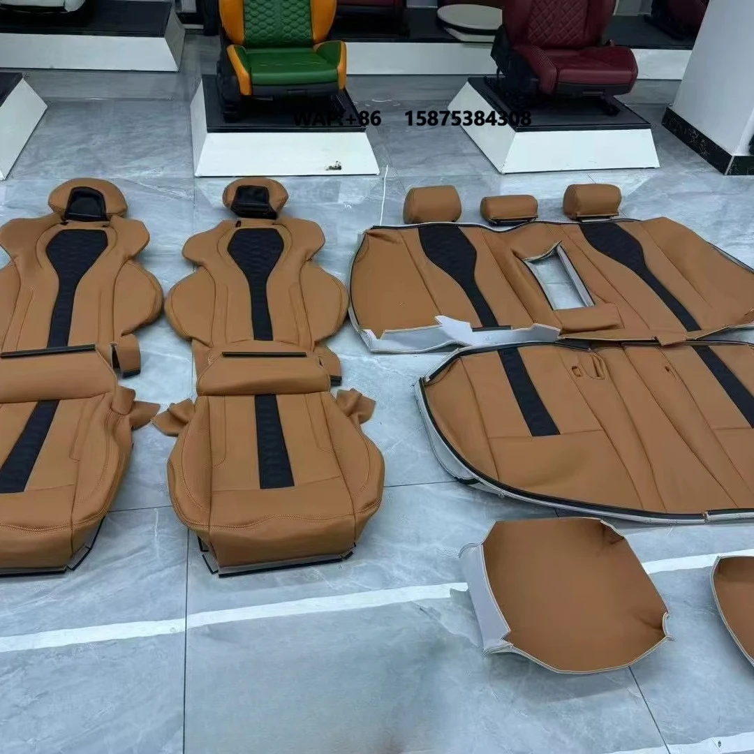 

Car Accessories Full Set 5-Seater Front & Rear Seat Covers Custom Fit Luxury Nappa Leather Seat Covers for Camry