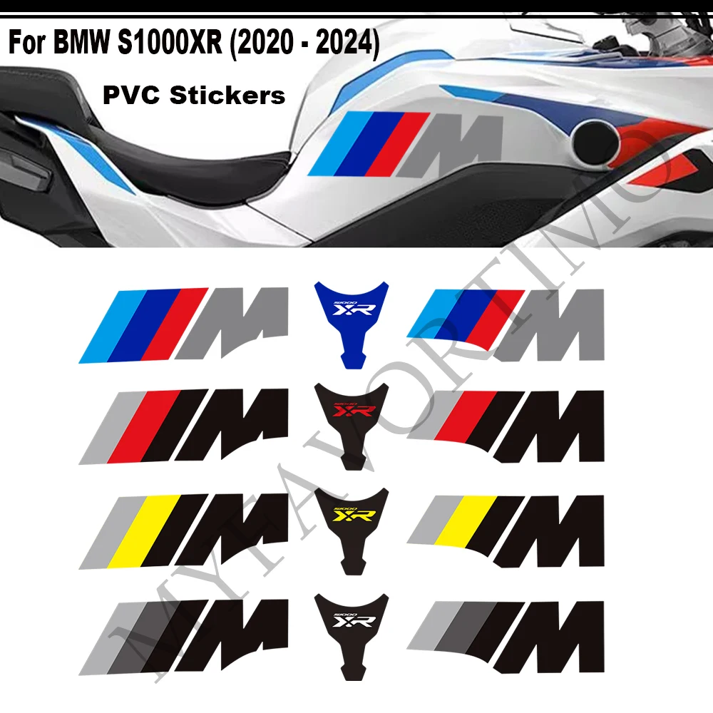 Moto Per BMW S1000XR S 1000 XR S1000 M1000 M1000XR Rilievo del Carro Armato Manopole Ginocchio Carenatura Parafango Protezione Del Corpo Adesivi 2021-2024