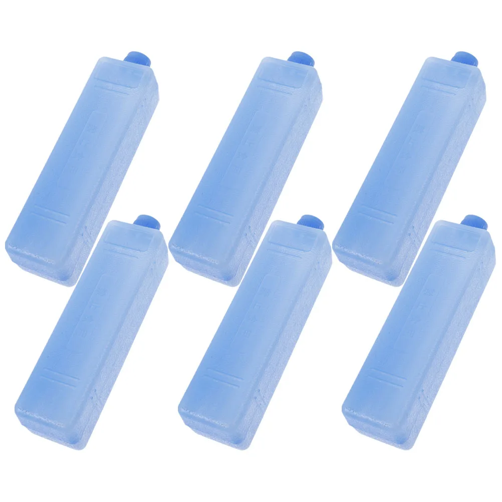 

6pcs Reusable Cooler Ice Pack Ice Crystal Box Ice Box Air Cooler For Air Cooler Fans Food Preservation Freezer Block For Outdoor
