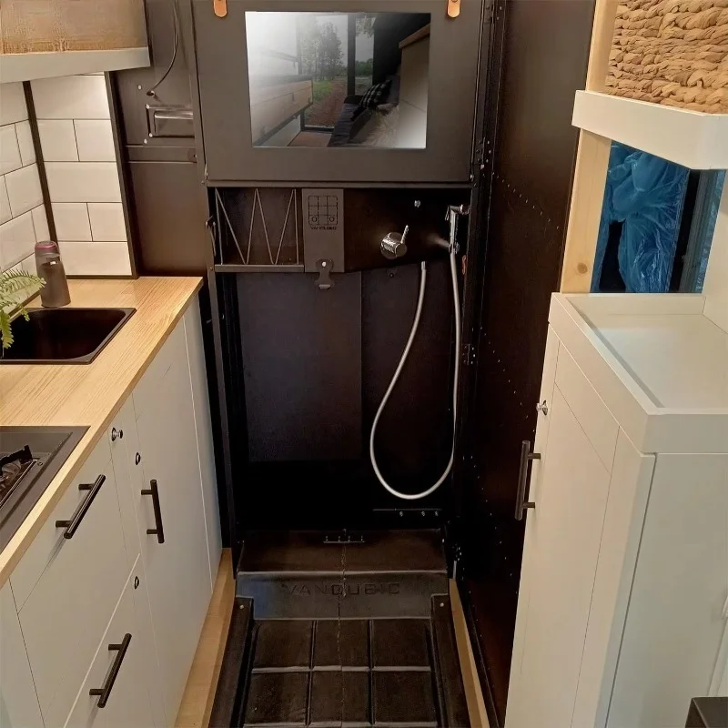 Campervan RV Campervan Body Bed Lift Kit de conversión Mini rueda Modular o para el hogar emergente