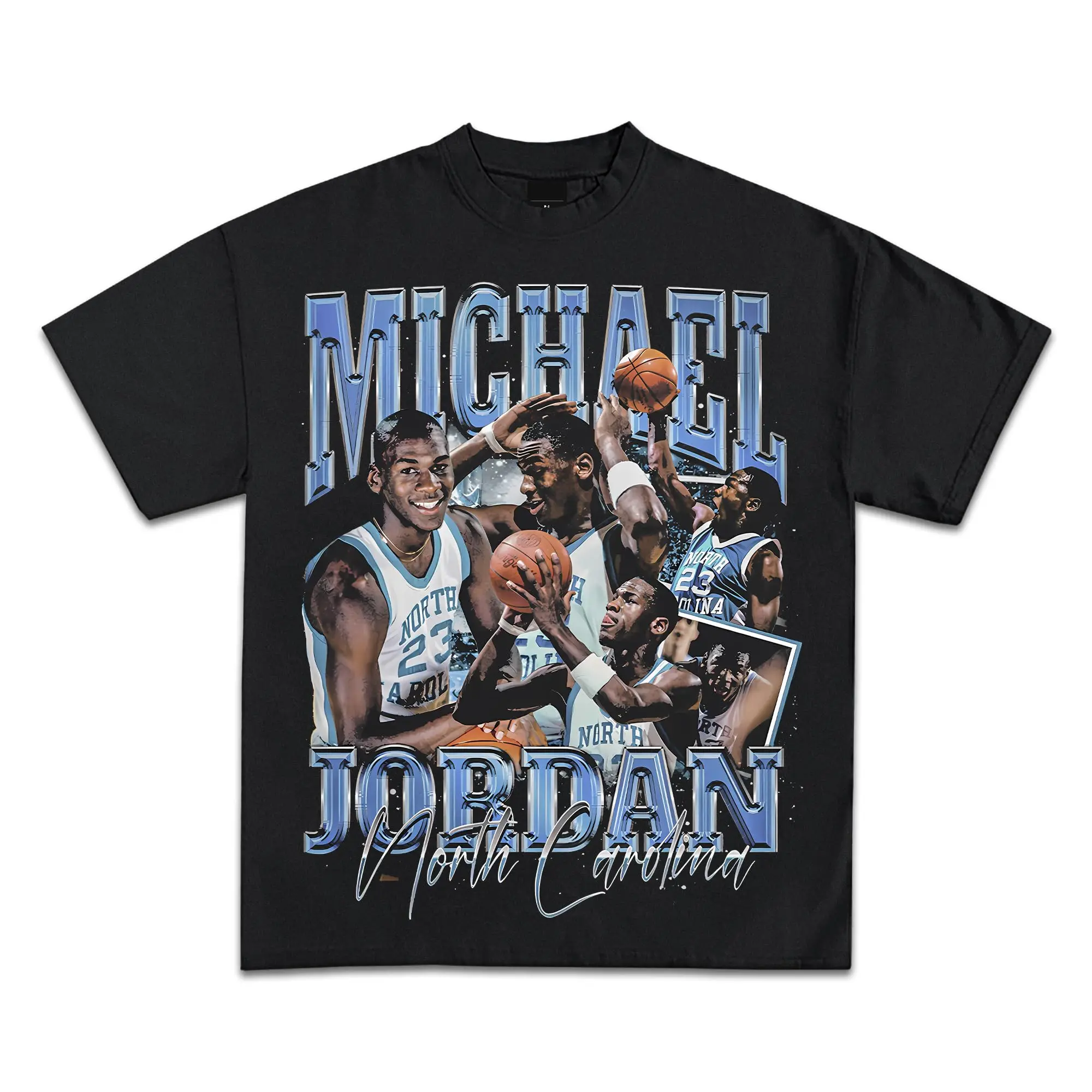 Pop Culture Vintage Graphic T-Shirt Collection American Rap Basketball Streetwear Hip-Hop Y2K Premium Qua Men Clothing Short