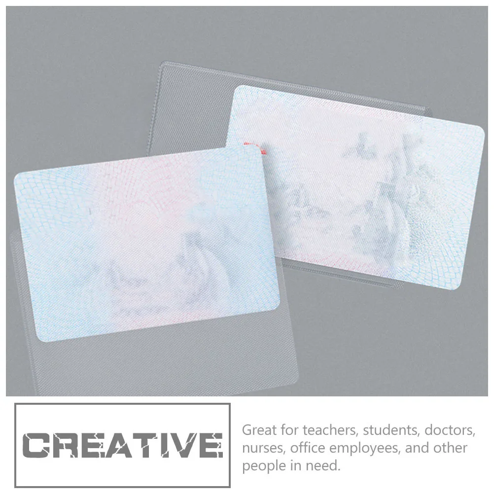 

100pcs Id Card Sleeves Cover Clear Protective Sleeves For Credit Security Business Cards Pvc Card Holders