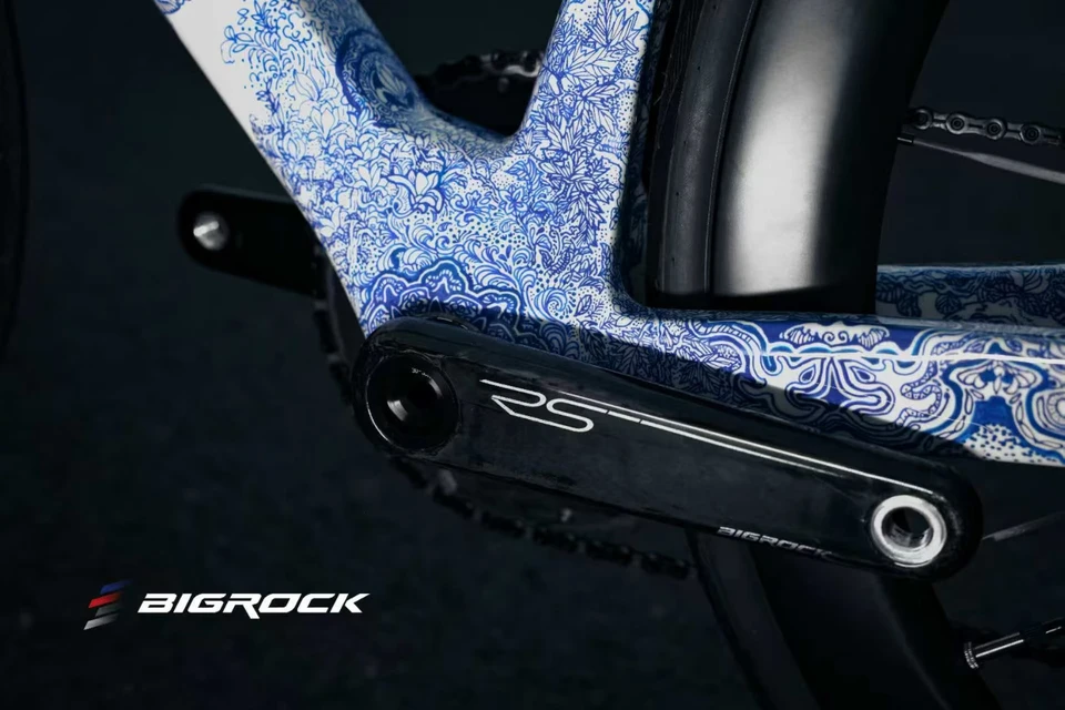 BIGROCK Carbon Fiber Crank Bicycle Crankset For BCD 110 Line 24MM