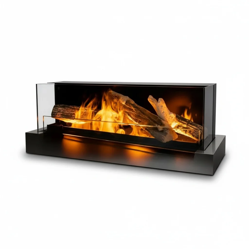 Water Vapor Fireplace, 304 Stainless Steel, 3D Electric Fireplace, Ventless Steam Fireplace, Modern Indoor Holographic Fireplace