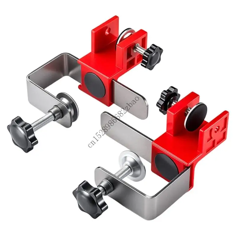 

H7EA Tool Less Tall Panel Drawer Fastener with Strong Hold Flexible Drawer Mounting Clamp Featuring Adjustable Knob for Home