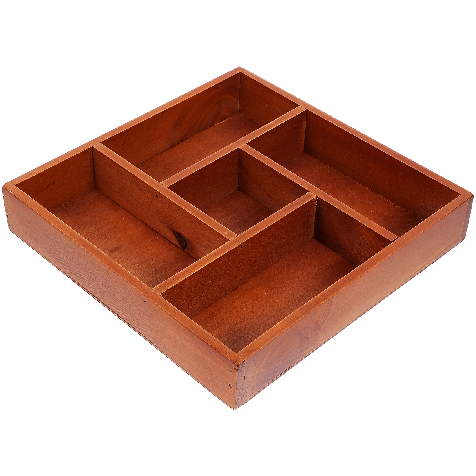 

Деревянный ящик для хранения с несколькими отделениями, органайзеры для туалетного столика, разделитель табурета, туалетный столик и поднос