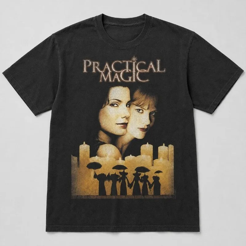 Magical Romance 1998 Movie Witch Retro Halloween Shirt Summer New Unisex High Street T-shirt