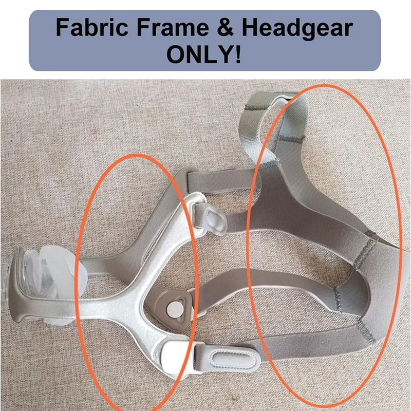 YWDZ-Headgear And Fabric Frame For Wisp Nasal Mask, Replacement Frame And CPAP Headgear For WP, Standard Size