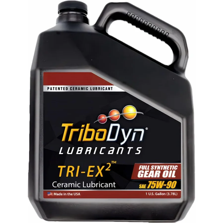 75W90 Full Synthetic Gear Oil w Ceramic Tech API GL5 MT1 Repairs Worn Gears Reduces Heat for Differentials Transmissions 1 Gall