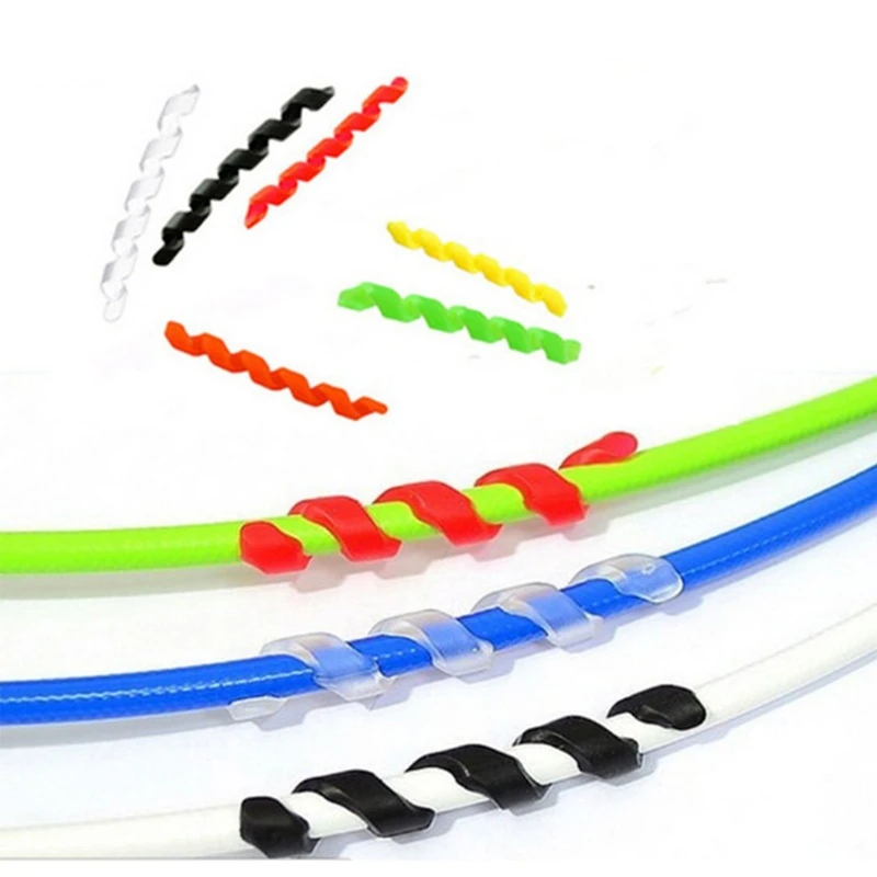 

5Pcs Brake Cable Protectors Anti-friction Housing Rubber Protector Frame Cycling Wrap Guard Tubes