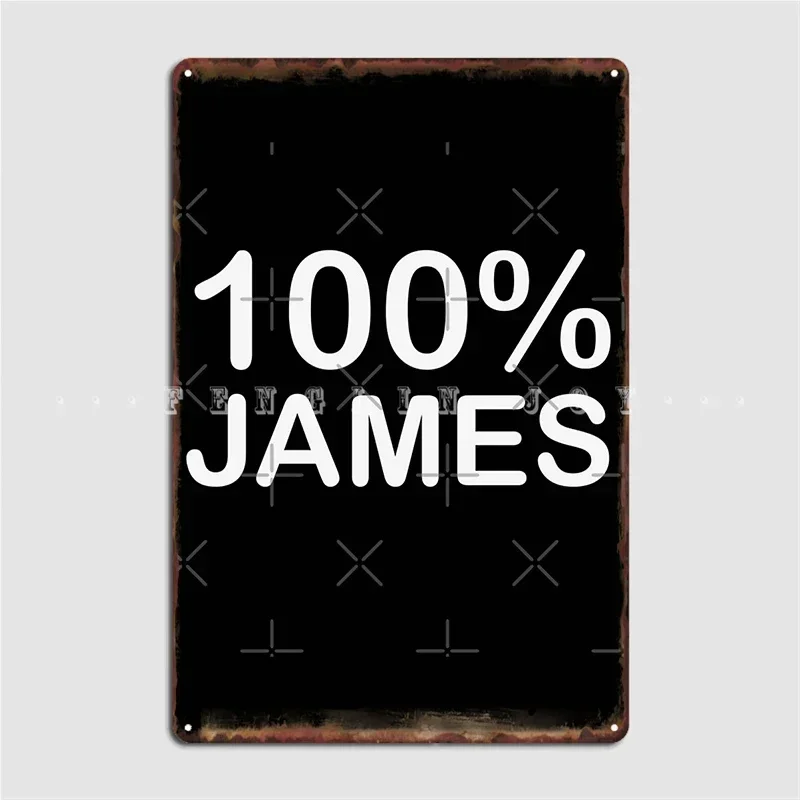 James Name Fathers Day Gifts From Son And Daughter. Metal Plaque Poster Wall Pub Club Bar Custom Wall Decor Tin Sign Poster