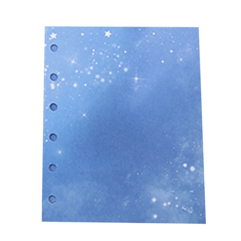 Clear Binder Cover 6-ring A7 Sổ tay rời Bìa thay thế Giấy tờ Refill