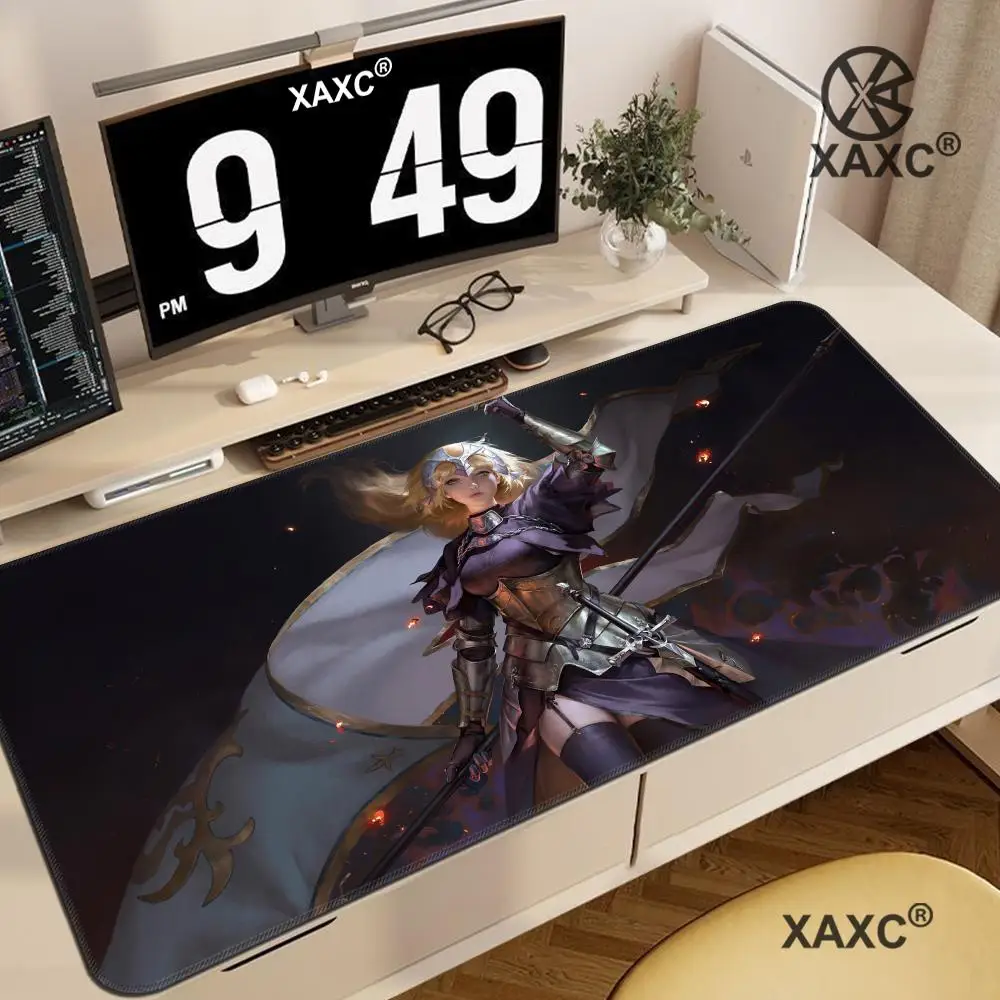 

Joan Of Arc FateGrandOrder XAXC Mouse Pad large keyboard mouse desk pad non-slip rubber gaming mouse pad laptop mouse carpet