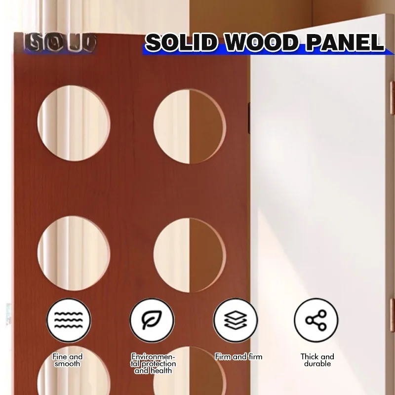 Medieval Bauhaus screen partition living room household foldable mobile porch cover decorative background wall painting screen