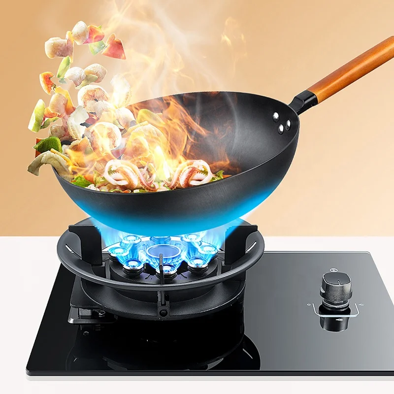 Flip Top Gas Cooker LPG Smart Portable Gas Cooktop Glass Top Battery Single burner Gas Stove for Kitchen