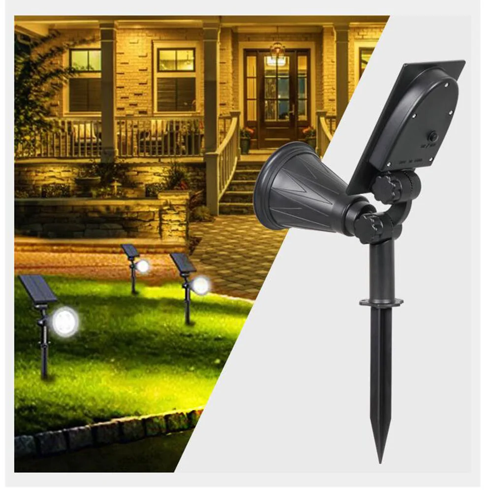 

7-Leds Solar Lawn Light for Gardens Courtyards Walkways Durable Use Energy Saving Unique Look Simple Style Solar Lamp