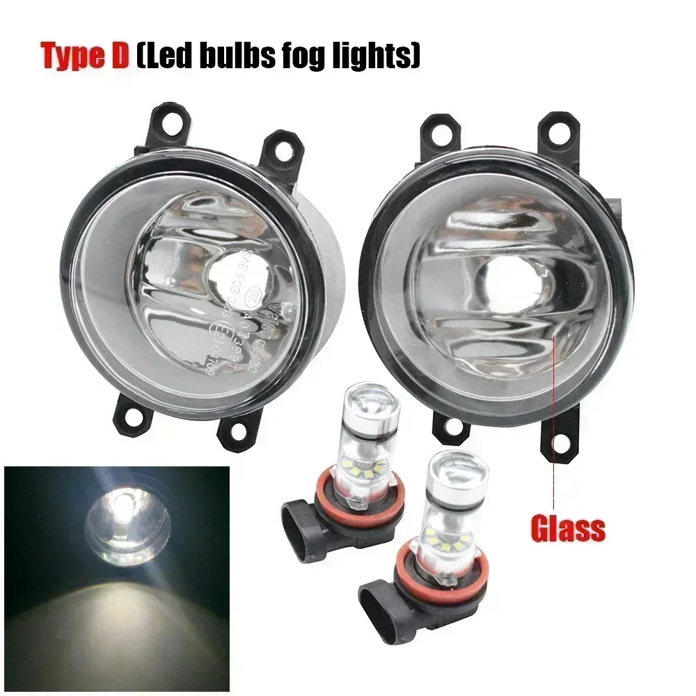 Led Mistlampen Montage PTF met Lens voor Toyota RAV4 RAV-4 XA30 RAV4 2006 2007 2008 Led Angel Eyes Halo Rijden Auto DRL Lamp - afbeelding 1