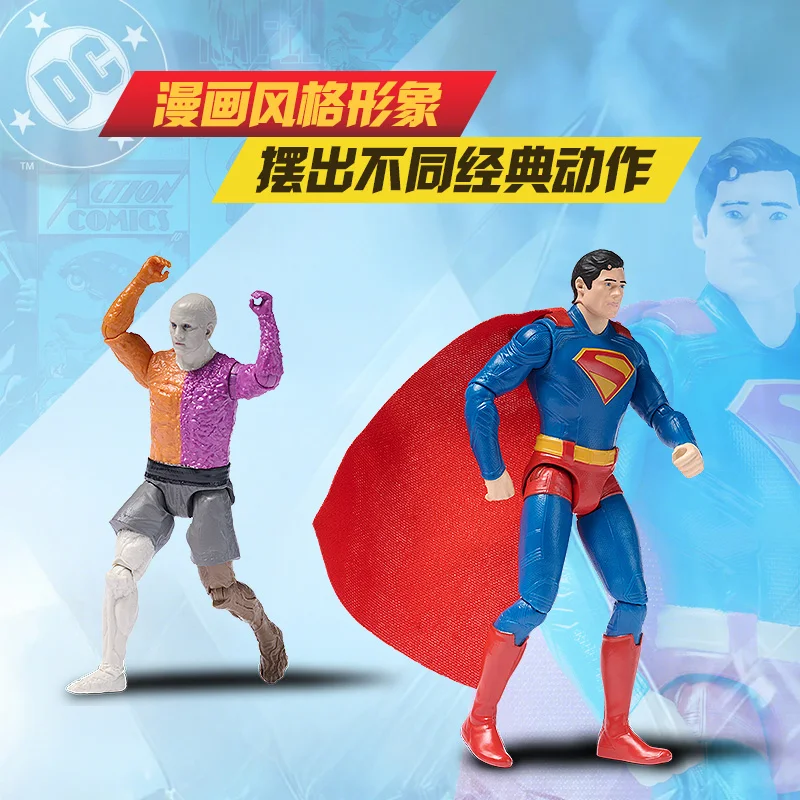 Spinmaster Dc Action Figures Doll Superman Eagle Girl Anime Model Handmade Children'S Toy 15.2cm Model Gift - Image 3