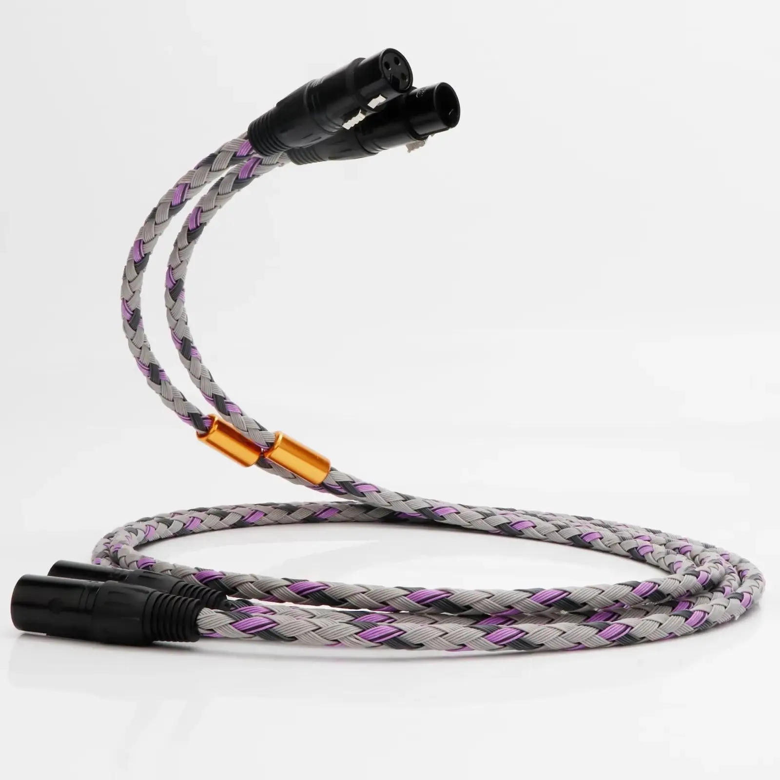HiFi Audio Balanced Cable Signature S3 Singled-ended XLR  Male to Female Plug for   Speaker