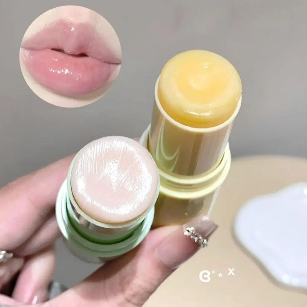 

1pcs 3Colors Girl Lip Balm - Deep Moisturizing, Reduces Lip Lines, Fruity Fragrance, Say Goodbye to Chapped Lips