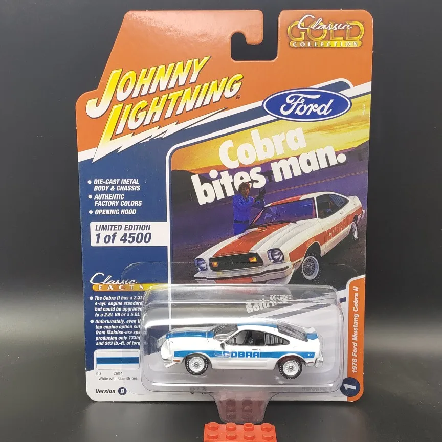 

Johnny Lightning 1/64 Ford Mustang Cobra Collection of die-cast alloy car decoration model toys