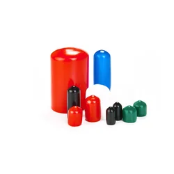 Pvc Soft Sheath Silicone Cap Rubber End Caps Cover Black Sleeve Seals Cable Wire 3mm 4mm 5mm 6mm 8mm 10mm 12MM Plastic Thread