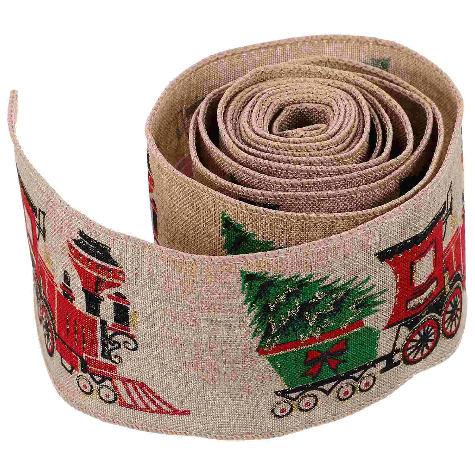 Gift Ribbon Handmade Wire Edge Bow Christmas Sto Tree Decorative Decorate Cloth