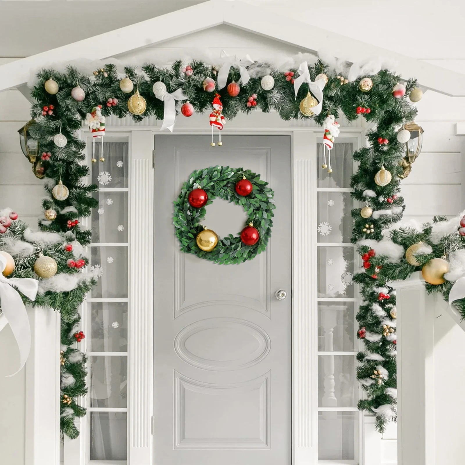 

7.5m Artificial Green Garland Simulated Vines Foliage Leaves for Home Wedding Party Decoration DIY Headband Craft Greenery Vine