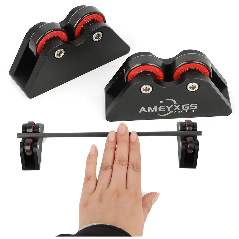 2pcs/set Archery Measuring Arrows Straightness Selector Shaft Portable Bow Tool Aluminum Alloy Durable Outdoor Hunting Shooting