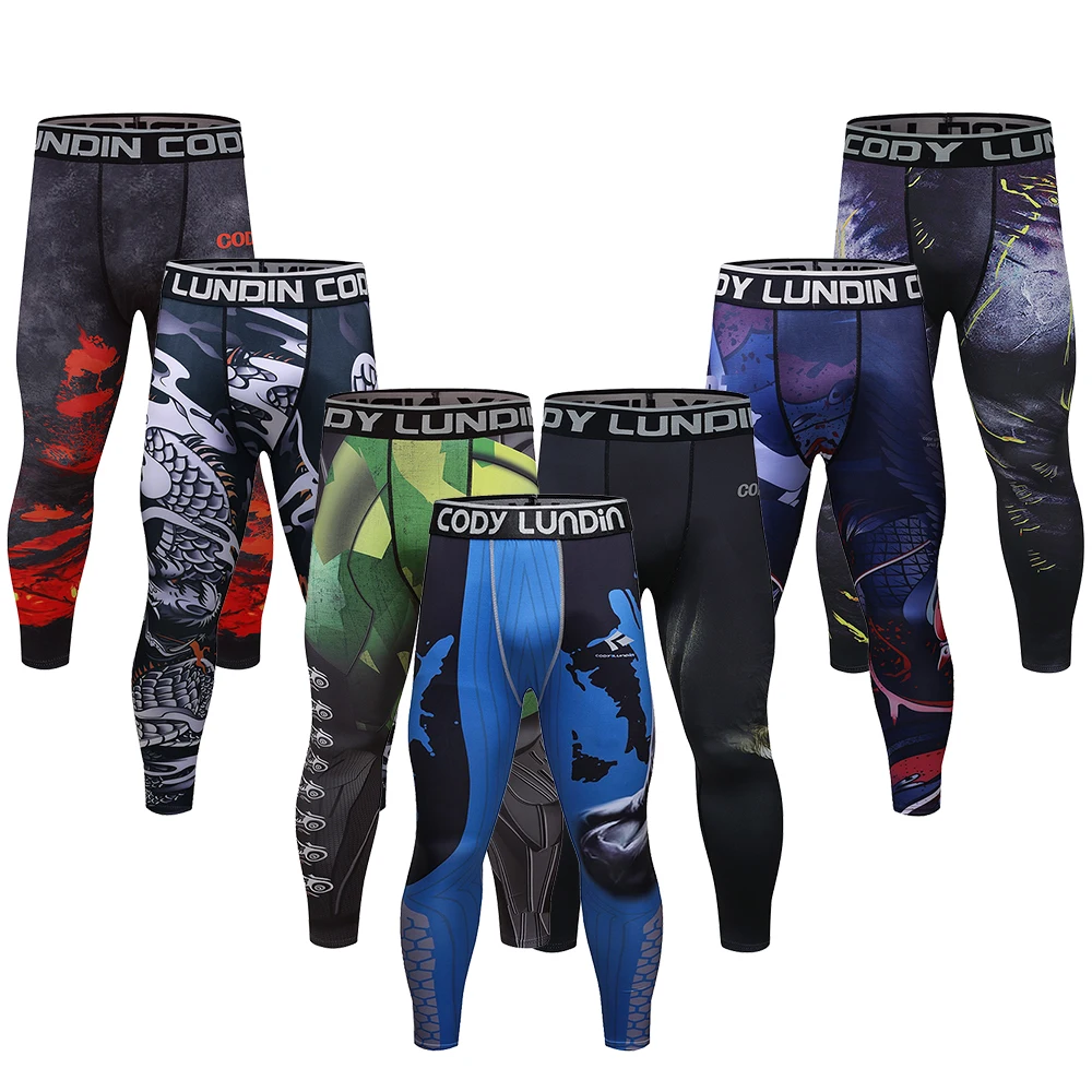 

Top Selling High Quality Gym Fitness sets Tights Sports for men Butt Lift Sublimation 3d Print Camo compression leggings scrunch