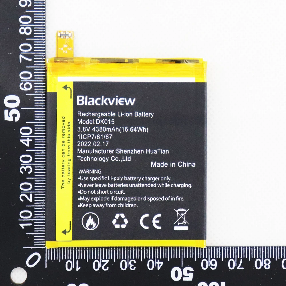 Battery for Blackview BV9900 Pro 4380mAh Bateria 5.84\