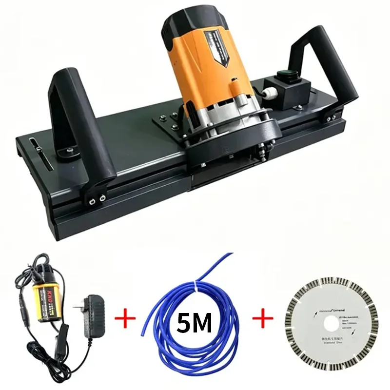New Portable 43° Self-adjusting Tile Chamfering Machine, Dust Removal Rock Slab Dry Cutting Bearing Roller Tile Cutting Artifact