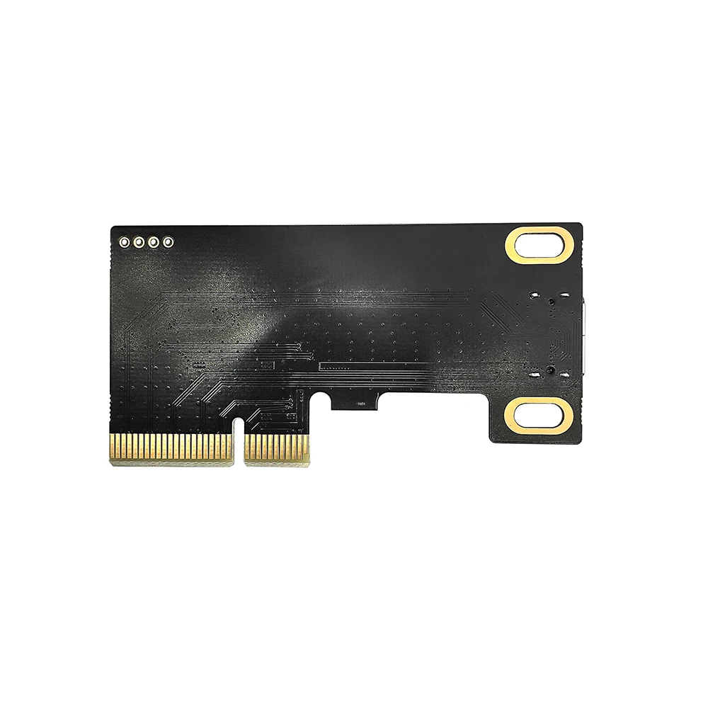 

PCIE X4 to Oculink Female Socket GEN4 to SFF8612/8611 Data Cable External Graphics Card Adapter Board with Dual Baffles