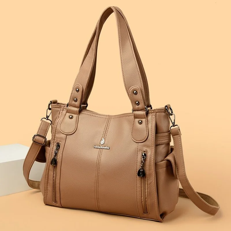 

Exquisite Leather Shoulder Bag For Women By Famous Designer, Elegant Crossbody Handbag Luxury Brand
