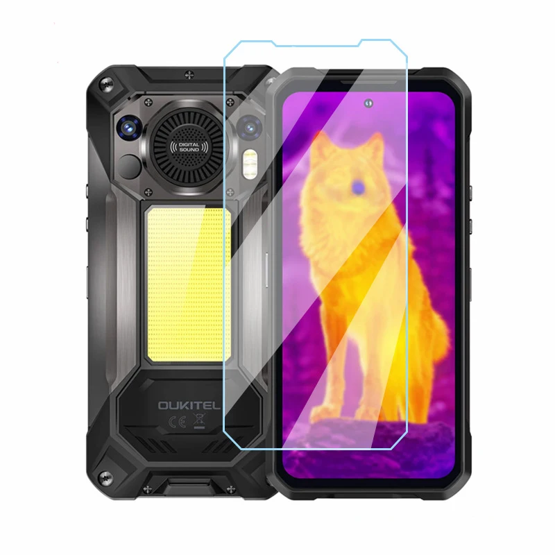 9H Clear Glass for Oukitel WP61 Plus Ultra Ti Screen Protector Tempered Glass for Oukitel WP61 Ti Protective Film Glass