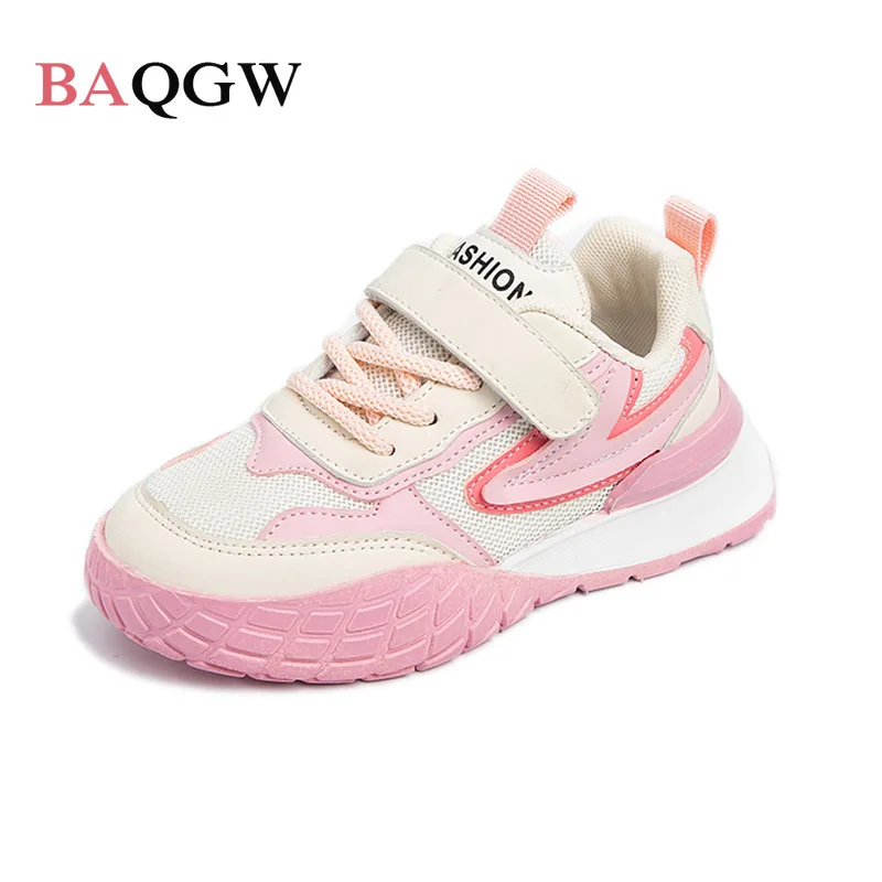 Designer Spring and Autumn New Mesh Breathable Boys and Girls\' Anti Slip Soft Sole Running Shoes Children\'s Casual School Shoes