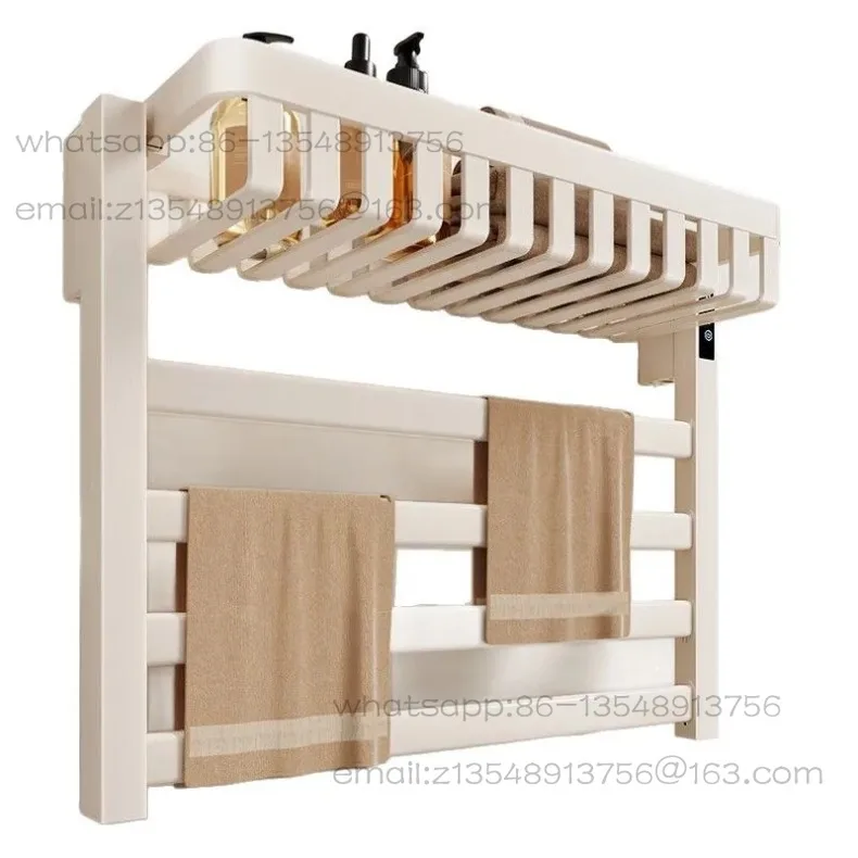 

Metal hot towel rack Intelligent heating Antibacterial electric towel rack Foldable