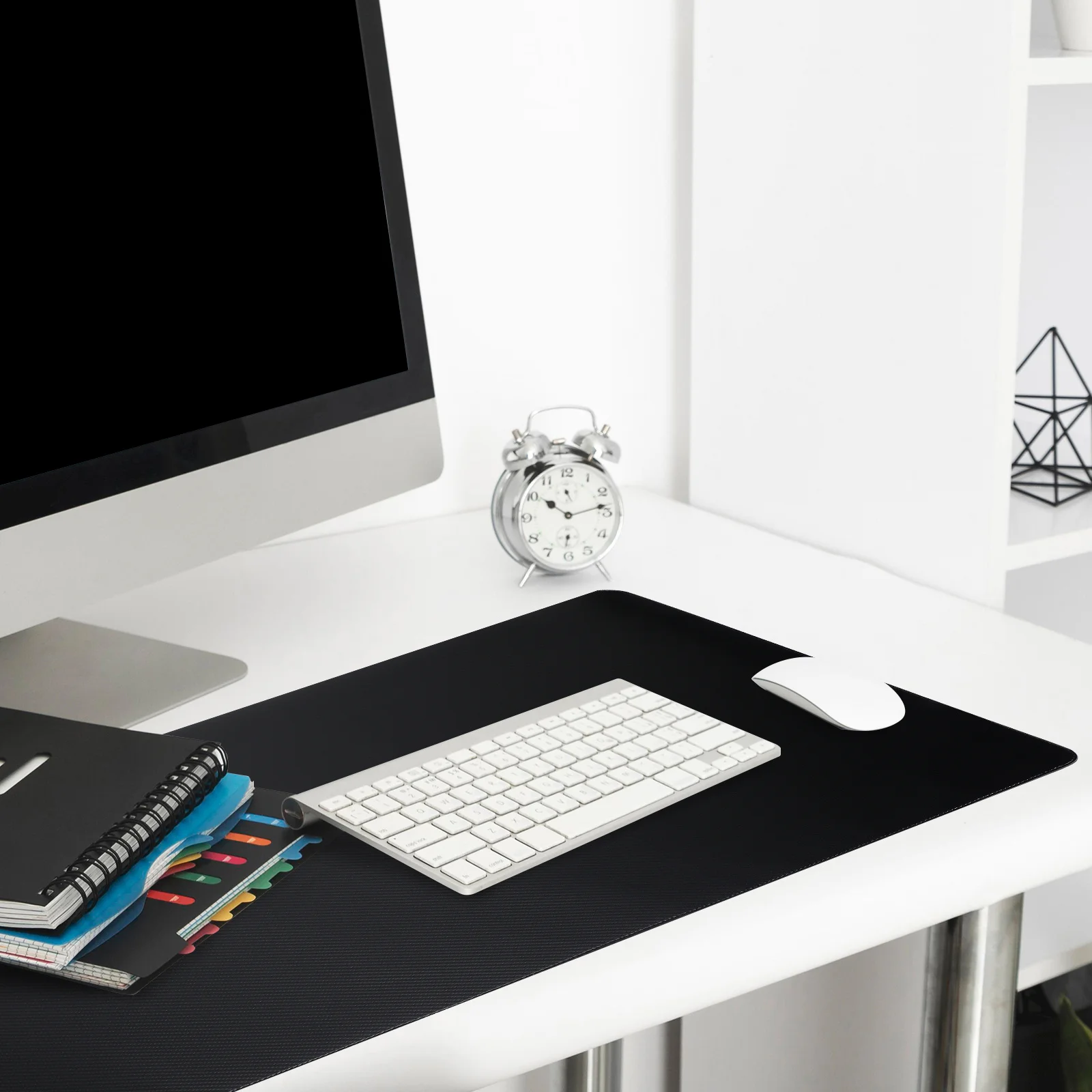 

Carbon Fiber Pattern Desk Extra Large Mouse Non Slip Keyboard Pad Gaming Computer Desktop Protector Office Home Cork Bottom