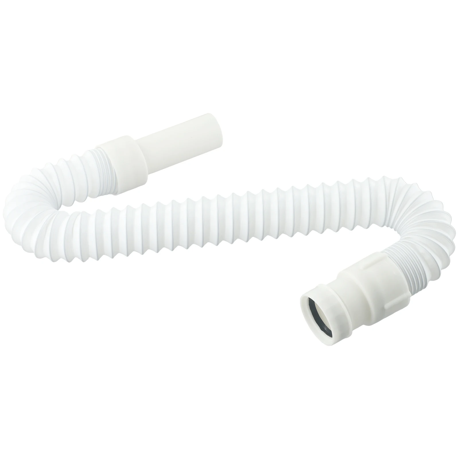 Sifón de cocina con conector de trampa, fácil de rotar, desmontaje, buena dureza, apriete a mano Para instalarlo, alta resistencia, 34,5-78cm, 1 ud.